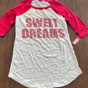 Sweet Dreams Nightgown - Red and White